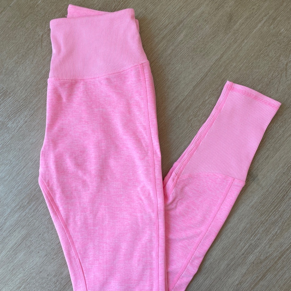 Alo Yoga High-waist Alosoft Lounge Legging Macaron Pink